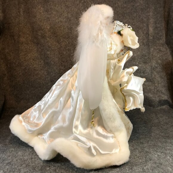 Christmas Angel Tree Topper 16" Ivory Angel JCPenny Home Collection - Picture 4 of 8